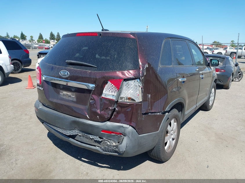 Vin: 5xykt3a10bg148770, lot: 45822237, kia sorento lx 20114