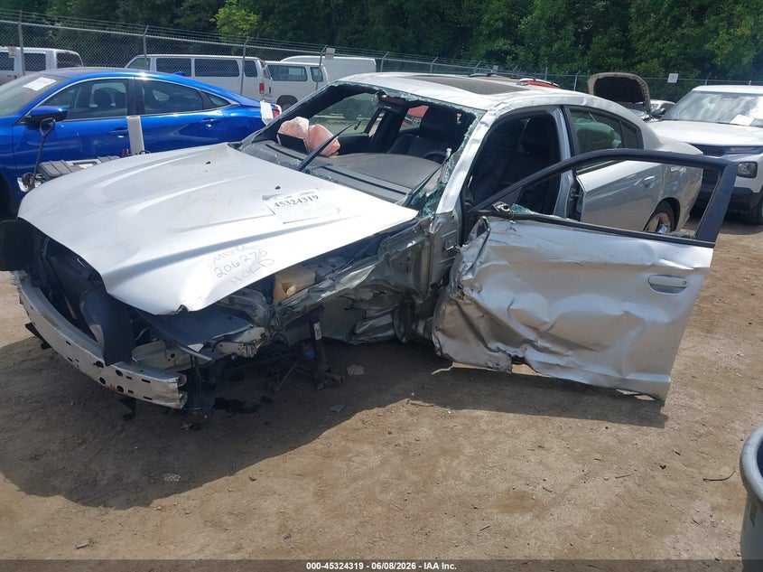 Vin: 2c3cdxhg6ch126072, lot: 45822252, dodge charger sxt 20122