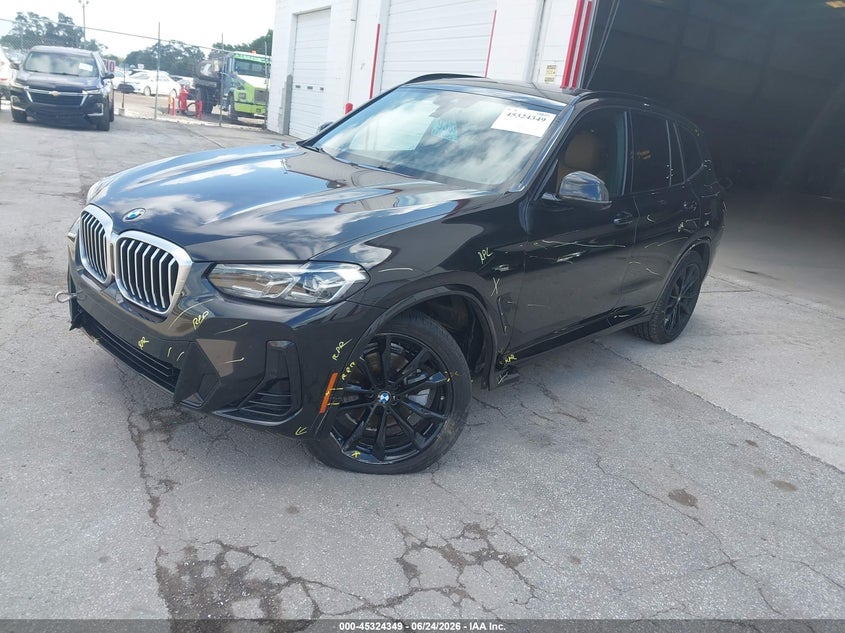 Vin: 5ux43dp03n9l19240, lot: 45822282, bmw x3 sdrive30i 20222