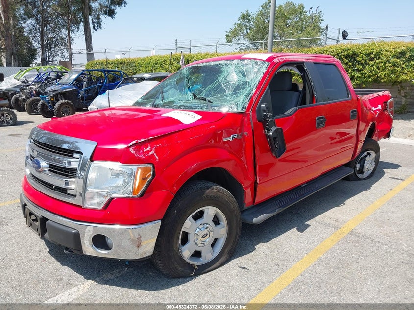 Vin: 1ftfw1ef6ekd67945, lot: 45822305, ford f-150 xlt 20142
