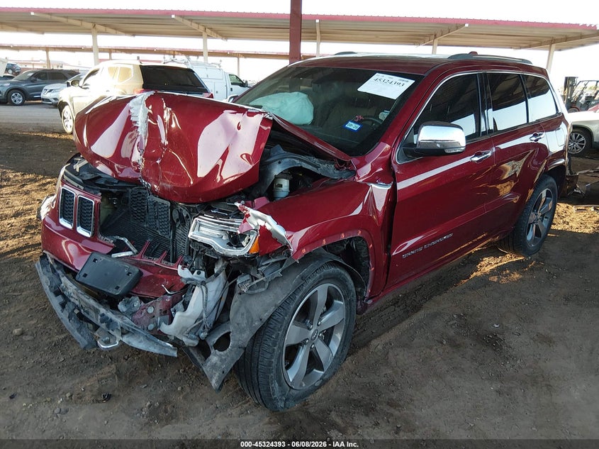 Vin: 1c4rjecg6ec581276, lot: 45822326, jeep grand cherokee overland 20142