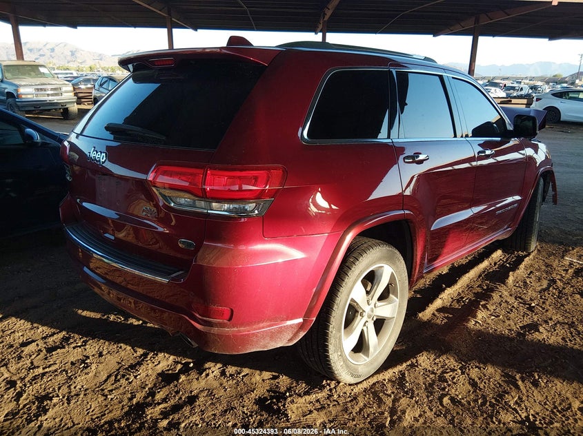 Vin: 1c4rjecg6ec581276, lot: 45822326, jeep grand cherokee overland 20144