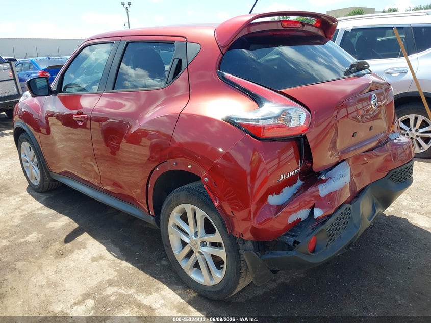 Vin: jn8af5mr1ft510717, lot: 45822376, nissan juke sv 20153
