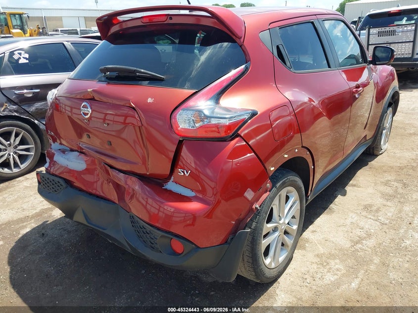 Vin: jn8af5mr1ft510717, lot: 45822376, nissan juke sv 20154