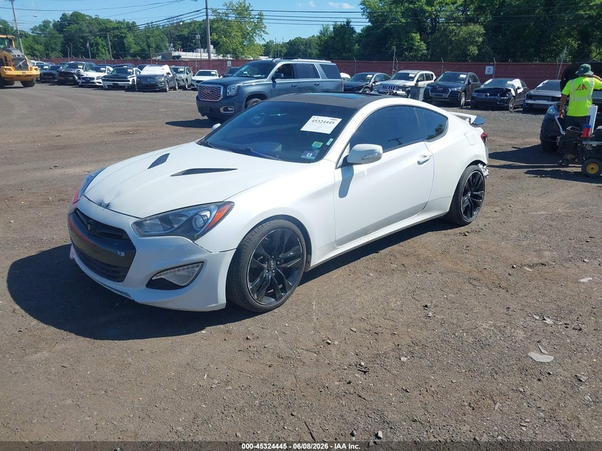 Vin: kmhhu6kj3du086530, lot: 45822378, hyundai genesis 3.8 track 20132
