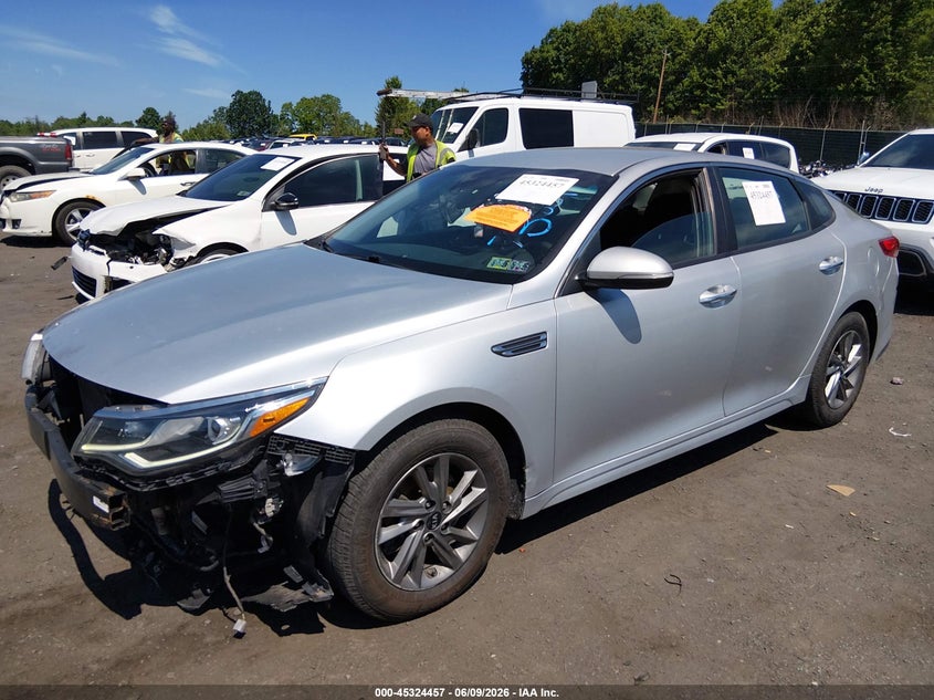 Vin: 5xxgt4l37lg437550, lot: 45822390, kia optima lx 20202