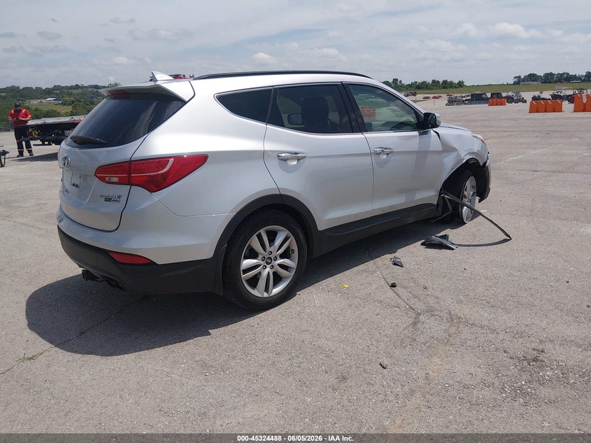 Vin: 5xyzwdla2fg292688, lot: 45822421, hyundai santa fe sport 2.0l turbo 20154