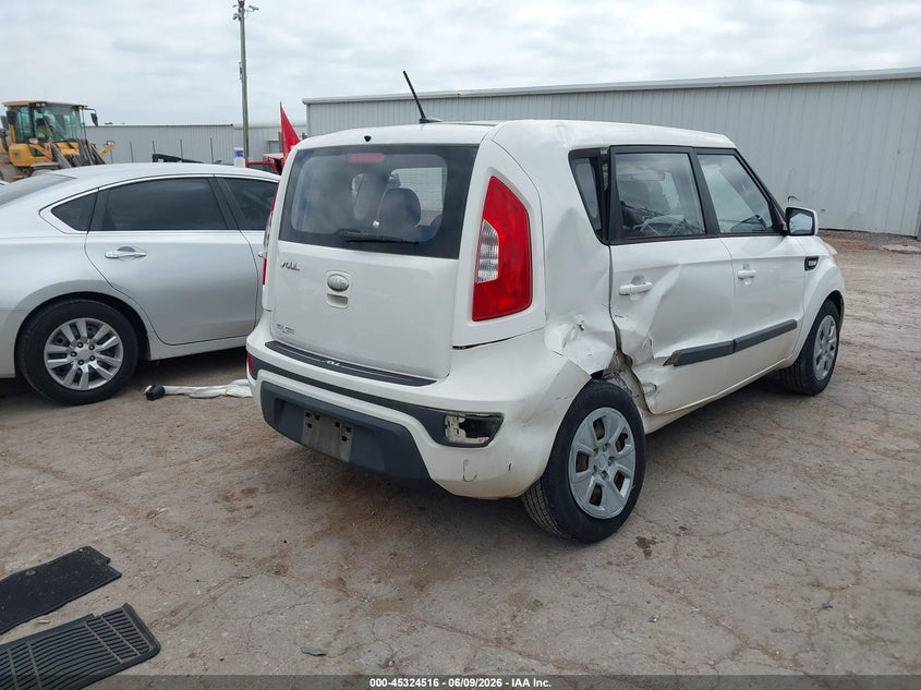 Vin: kndjt2a54d7570615, lot: 45822449, kia soul 20134
