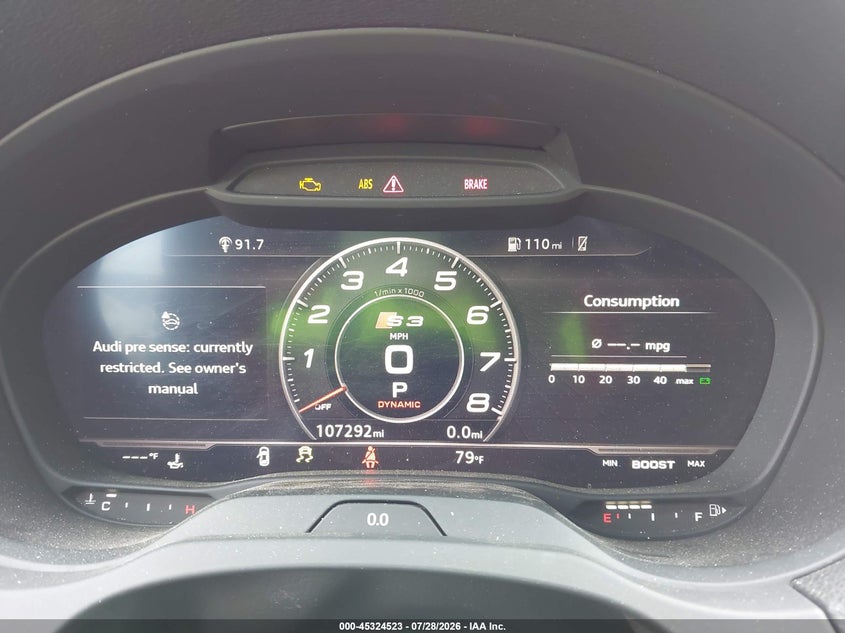 2018 AUDI S3 auction photo 7