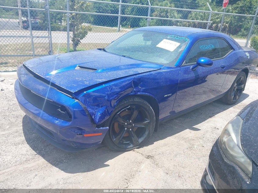 Vin: 2c3cdzbt3jh259743, lot: 45822507, dodge challenger r/t 20182
