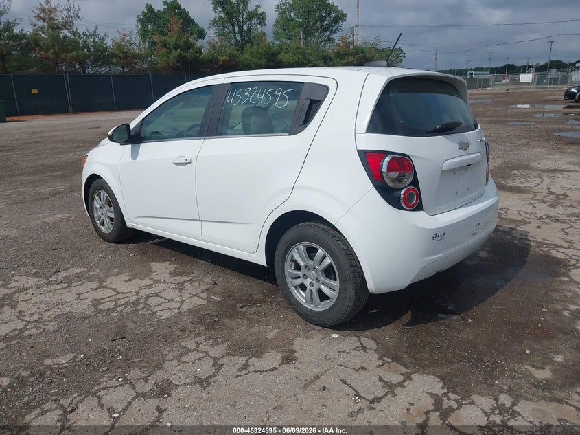 Vin: 1g1jc6sh5f4159396, lot: 45822528, chevrolet sonic lt auto 20153