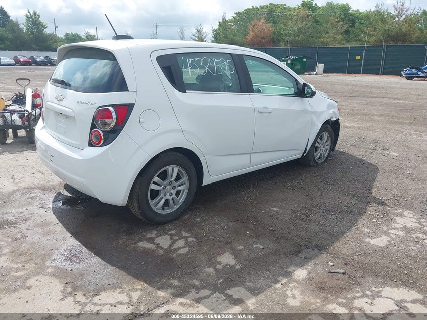 Vin: 1g1jc6sh5f4159396, lot: 45822528, chevrolet sonic lt auto 20154