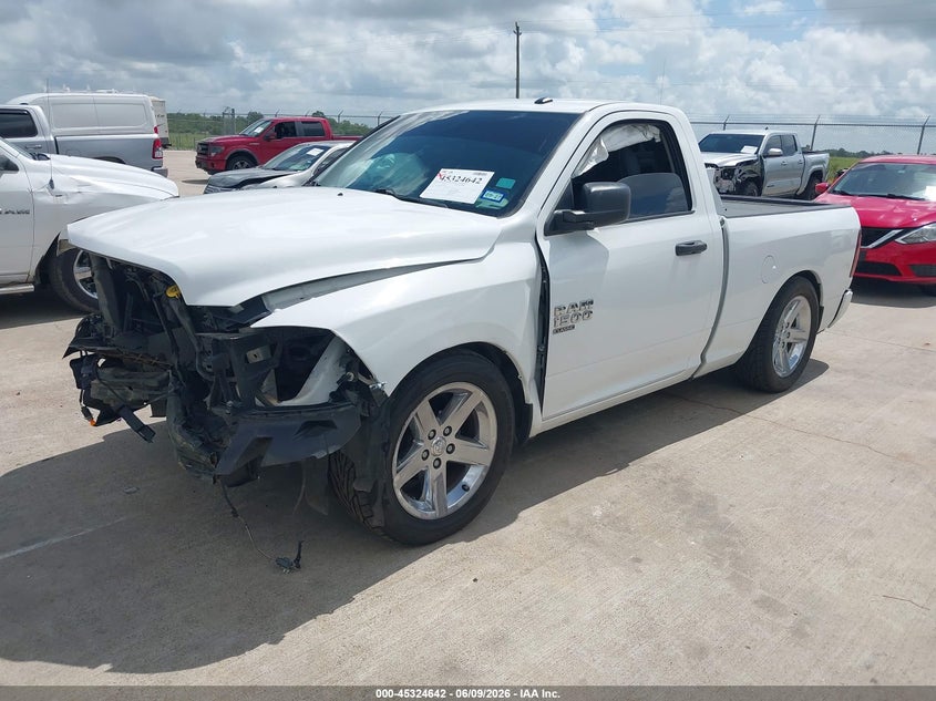 Vin: 3c6jr6ag6kg729988, lot: 45822575, ram 1500 classic express  4x2 6'4 box 20192