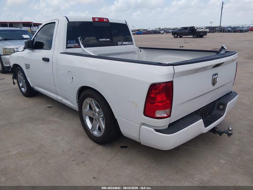 Vin: 3c6jr6ag6kg729988, lot: 45822575, ram 1500 classic express  4x2 6'4 box 20193