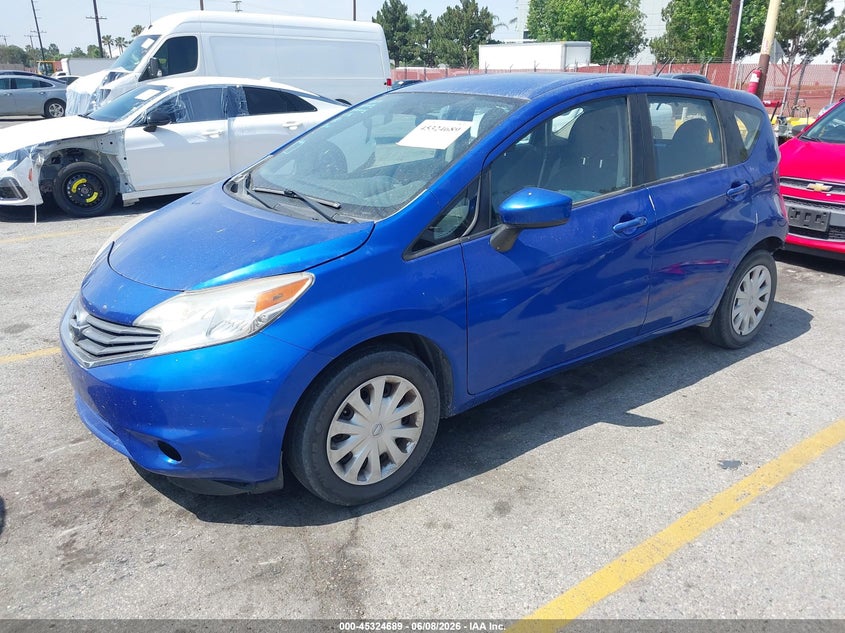 Vin: 3n1ce2cp1fl445624, lot: 45822622, nissan versa note sv 20152