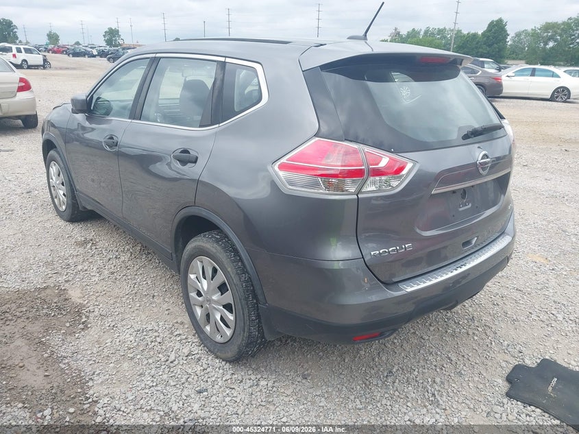 Vin: jn8at2mv1gw150594, lot: 45822704, nissan rogue s 20163