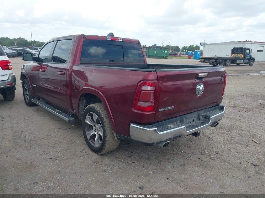 Vin: 1c6rrejt0nn169343, lot: 45822735, ram 1500 laramie  4x2 5'7 box 20223