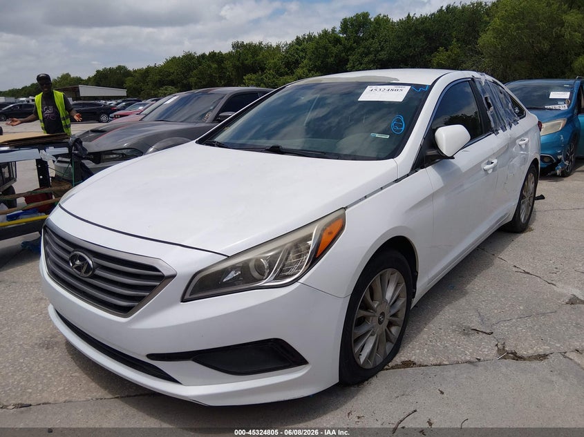 2016 Hyundai Sonata Se 5NPE24AF2GH400973 photo 1