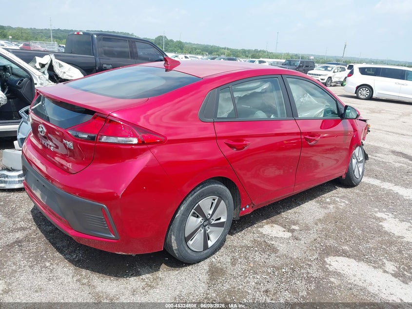 Vin: kmhc65lc5lu225957, lot: 45822741, hyundai ioniq hybrid blue 20204