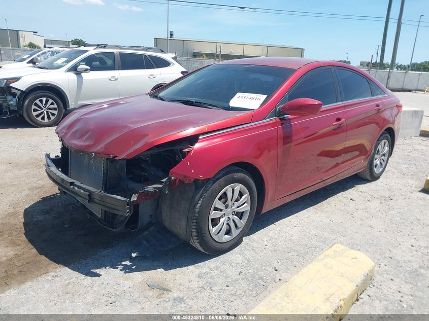 Vin: 5npeb4ac9ch406592, lot: 45822743, hyundai sonata gls 20122