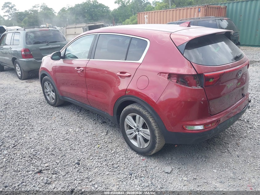 Vin: kndpm3ac3k7539865, lot: 45822776, kia sportage lx 20193