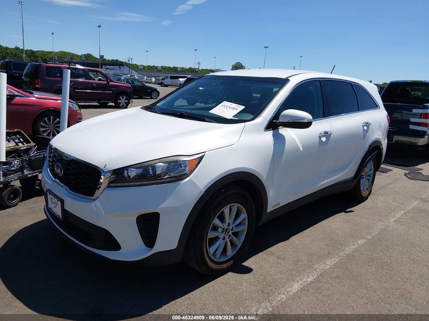 Vin: 5xypgda58kg441304, lot: 45822842, kia sorento 3.3l lx 20192