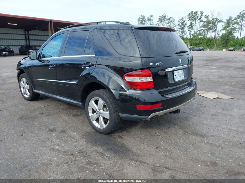 Vin: 4jgbb5gb3ba692531, lot: 45822851, mercedes-benz ml 350 20113