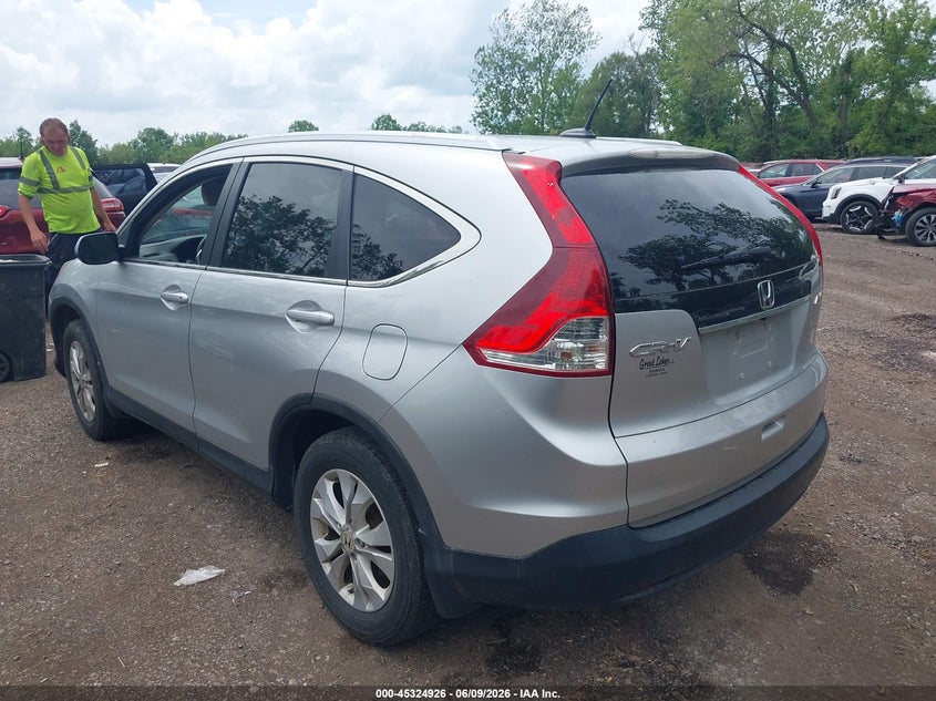 Vin: 2hkrm4h76ch605880, lot: 45822859, honda cr-v ex-l 20123