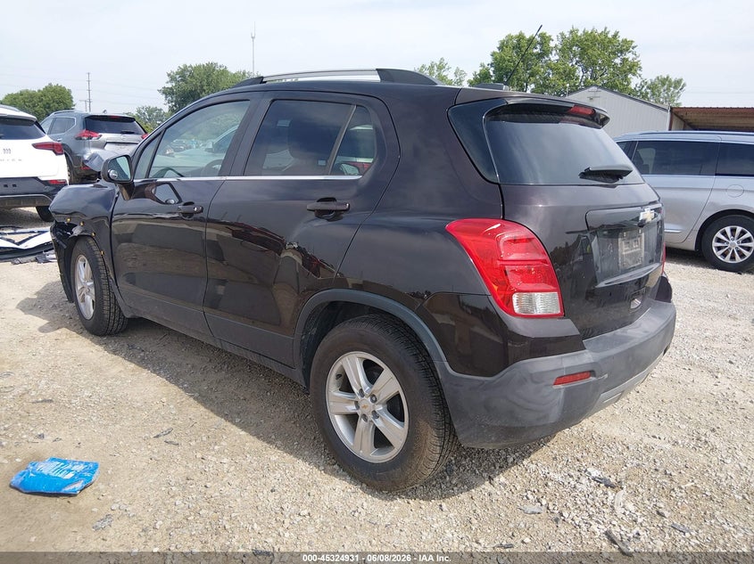 Vin: kl7cjlsb5fb117139, lot: 45822864, chevrolet trax lt 20153
