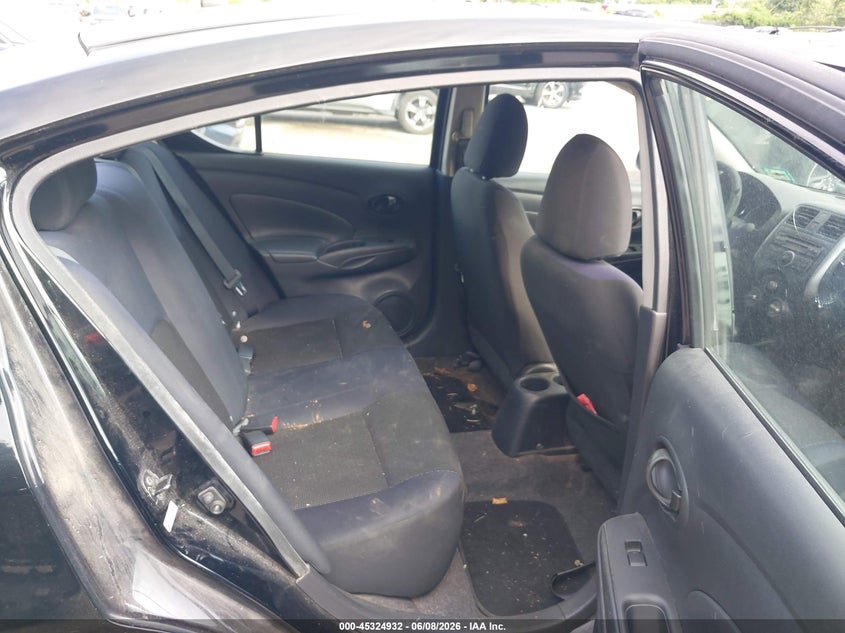 2012 Nissan Versa 1.6 1.6 Sv black Lot 111045324932 Vin 3N1CN7AP5CL862918