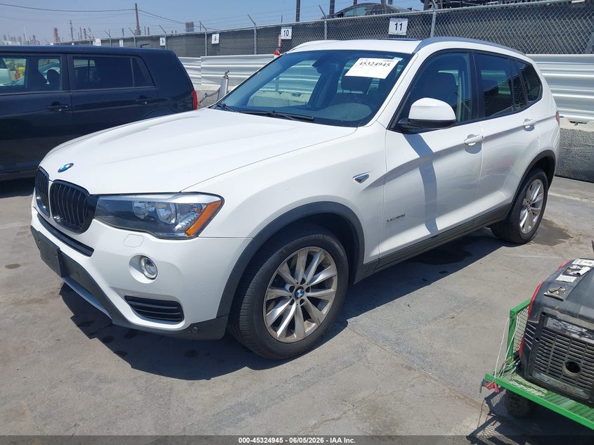 Vin: 5uxwx9c58f0d48267, lot: 45822878, bmw x3 xdrive28i 20152
