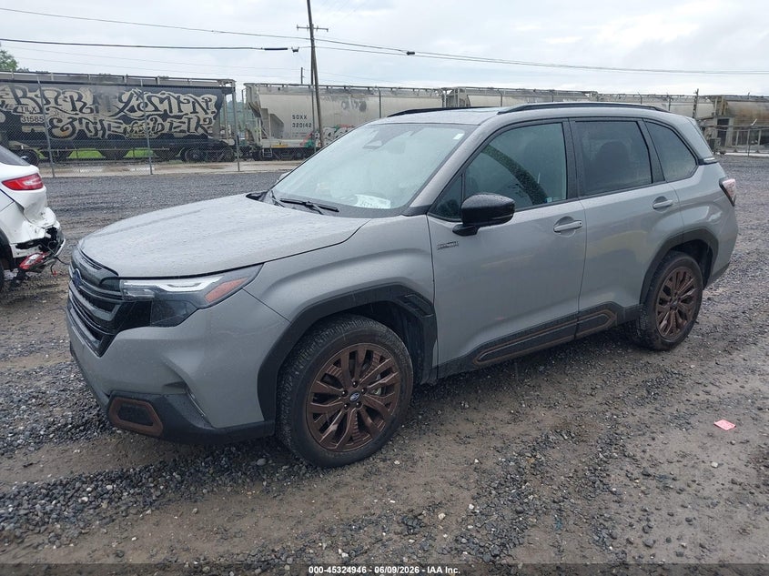 Vin: jf2slsjd8sh411813, lot: 45822880, subaru forester sport hybrid 20252