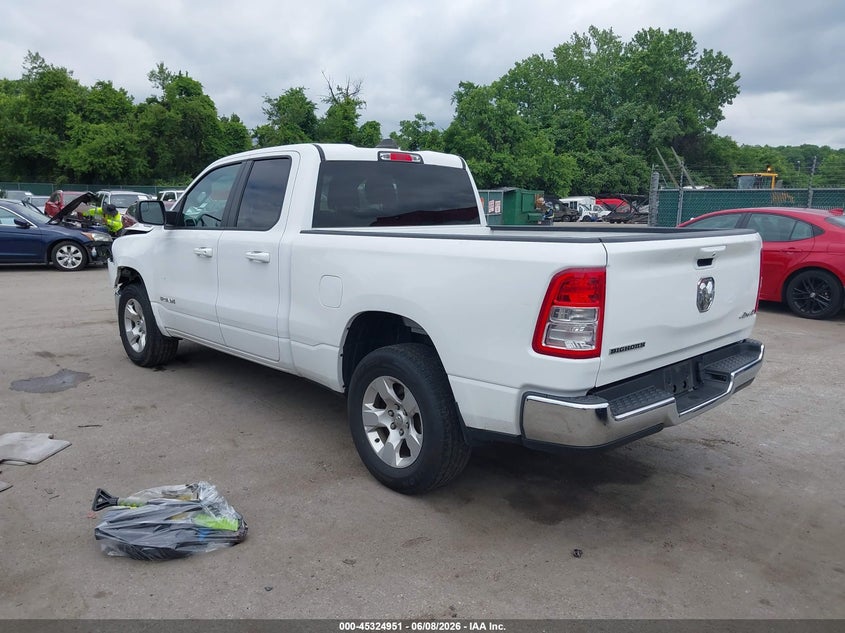 Vin: 1c6rrfbg8nn480266, lot: 45822884, ram 1500 big horn  4x4 6'4 box 20223