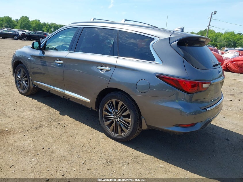 Vin: 5n1dl0mm6kc511392, lot: 45822913, infiniti qx60 luxe 20193