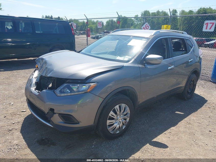 Vin: jn8at2mv6gw148601, lot: 45822915, nissan rogue s 20162