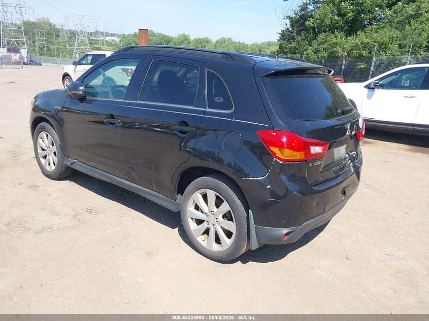 Vin: 4a4ar4aw5fe026375, lot: 45822926, mitsubishi outlander sport gt 20153