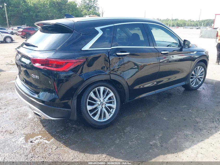 Vin: 3pcaj5bb1rf105447, lot: 45822931, infiniti qx50 luxe 20244