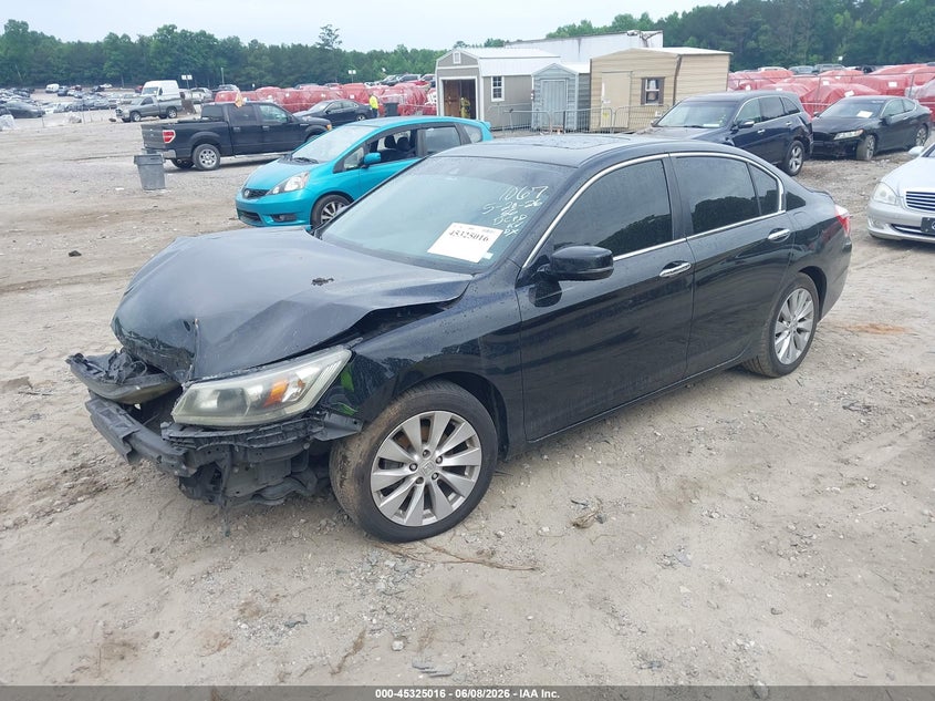 Vin: 1hgcr2f81ea121067, lot: 45822949, honda accord ex-l 20142