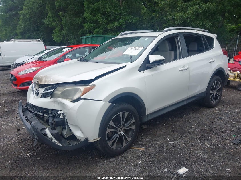 Vin: 2t3yfrev2fw138461, lot: 45822955, toyota rav4 limited 20152