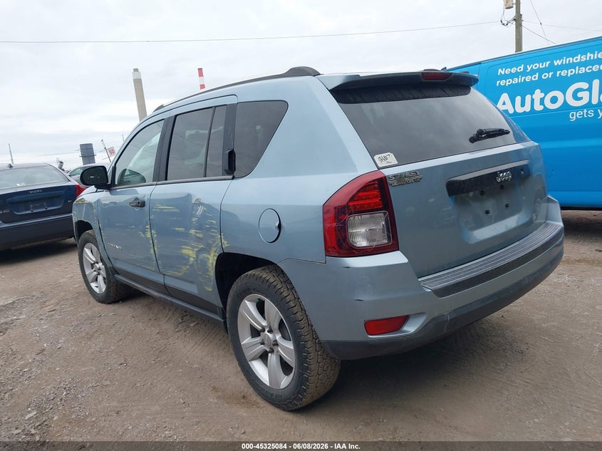 Vin: 1c4njcbb6ed536339, lot: 45823017, jeep compass sport 20143