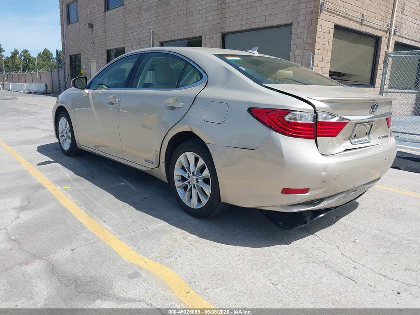 Vin: jthbw1gg6d2004112, lot: 45823018, lexus es 300h 20133