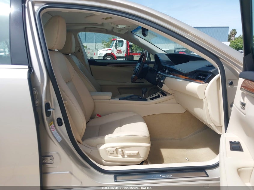 2013 LEXUS ES SEDAN 2.5L I-4 DOHC, VVT, 156HP