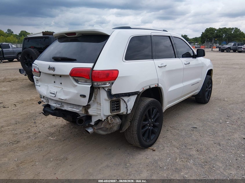 Vin: 1c4rjfcg4ec216455, lot: 45823020, jeep grand cherokee overland 20144