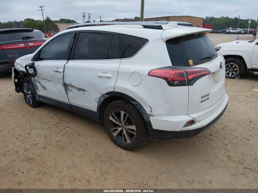 Vin: 2t3wfrev5hw392157, lot: 45823032, toyota rav4 xle 20173