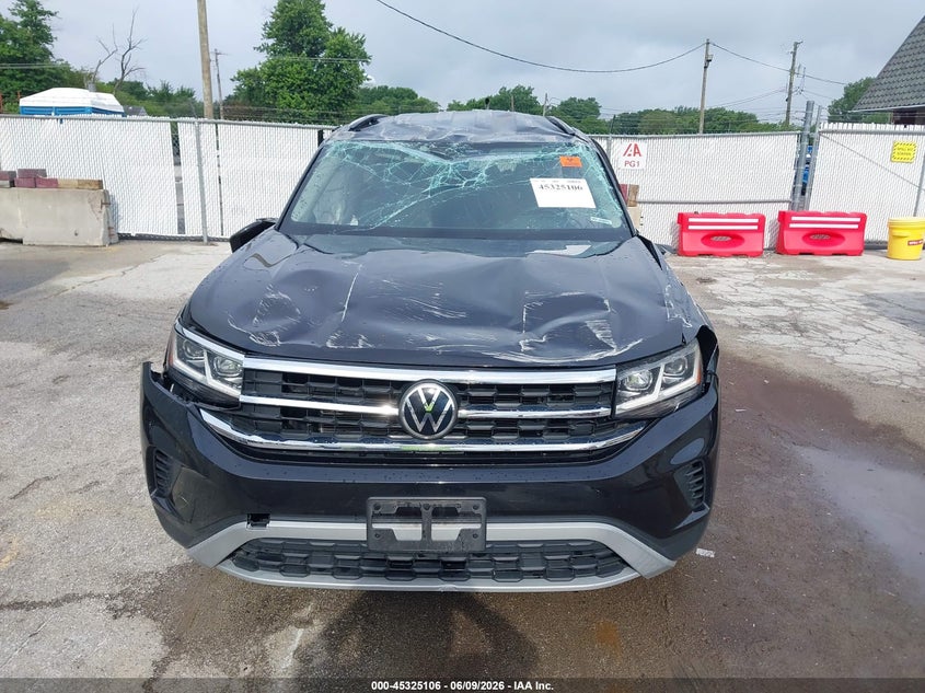 2021 Volkswagen Atlas 2.0T Se VIN: 1V2DP2CA2MC532205 Lot: 45325106