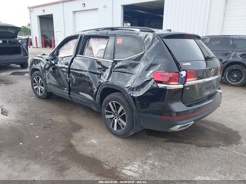 Vin: 1v2dp2ca2mc532205, lot: 45823038, volkswagen atlas 2.0t se 20213
