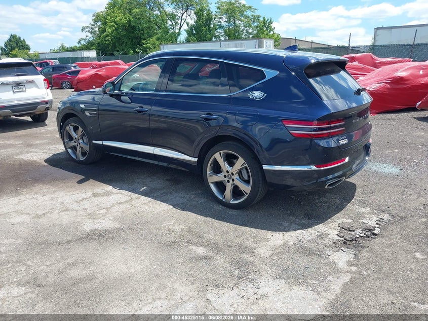 Vin: kmuhbdsb5pu105569, lot: 45823048, genesis gv80 2.5t awd 20233