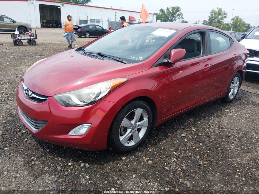 Vin: 5npdh4ae1dh453449, lot: 45823072, hyundai elantra gls 20132