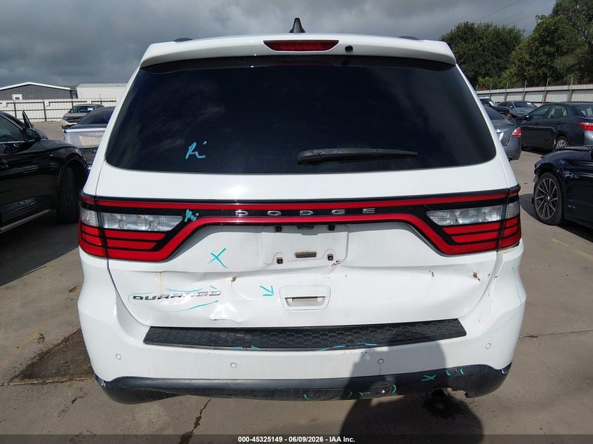 2020 Dodge Durango Sxt Plus Rwd VIN: 1C4RDHAG9LC376754 Lot: 45325149