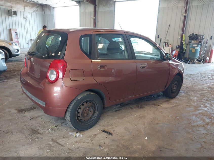 Vin: kl1td6de9bb125605, lot: 45823093, chevrolet aveo 1lt 20114